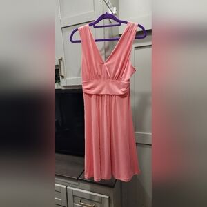 Star Vixen Stretchy Coral Sleeveless Dress